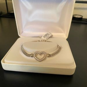 Sterling Silver Heart Bracelet